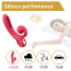 Вібратор Sweet Play Tongue-Flipping Vibrator А4, червоний - Фото №10