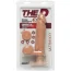 Вибратор The D Dual Density Perfect D Vibrating 8 Inch With Balls, телесный - Фото №2