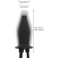 Анальный расширитель Hidden Desire Extreme Inflatable Lubricating Plug - Advanced, черный - Фото №7