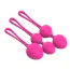 Набір вагінальних кульок Ningbo aiLe Trio, рожевий - Фото №2