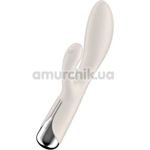 Вибратор c ротацией Satisfyer Spinning Rabbit 1, белый