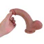 Фаллоимитатор Natural Play Silicone Dildo D1, телесный - Фото №5