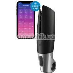 Мастурбатор с вибрацией Satisfyer Power Masturbator Vibrator, черный - Фото №1