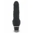 Вибратор с пупырышками Mini Silicone Classic 15.5 см, черный - Фото №1