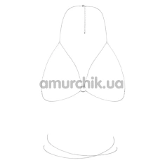 Прикраса для грудей Bijoux Indiscrets The Magnifique Collection Magnifique Bra Chain, срібна - Фото №1