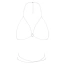 Украшение для груди Bijoux Indiscrets The Magnifique Collection Magnifique Bra Chain, серебряное - Фото №1