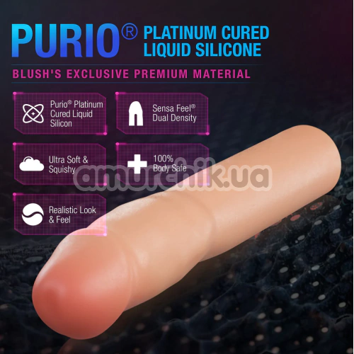 Насадка на пенис Performance Plus 7 Resilience Penis Extender, телесная