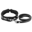 Ошейник с поводком Fetish Tentation Premium Patent Leather Choker And Leash, черный - Фото №2