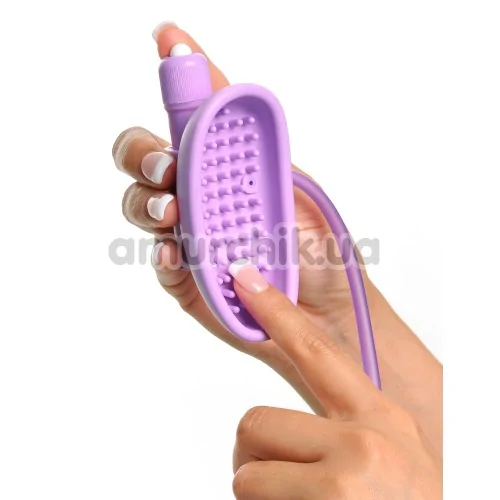 Вакуумная помпа с вибрацией для клитора Fantasy For Her Sensual Pump-Her, фиолетовая