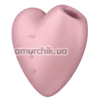 Симулятор орального секса для женщин с вибрацией Satisfyer Cutie Heart, розовый - Фото №1