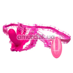Вибратор-бабочка Venus Butterfly Silicone Remote Venus Penis, розовый - Фото №1