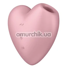 Симулятор орального секса для женщин с вибрацией Satisfyer Cutie Heart, розовый - Фото №1