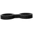 Наручники Platinum The Cuffs Large, чорні - Фото №5