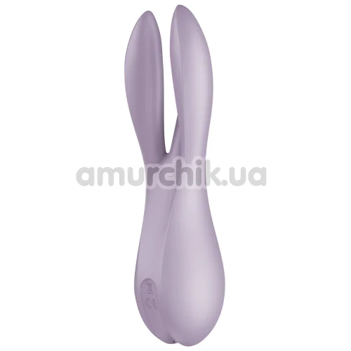 Кліторальний вібратор Satisfyer Threesome 2, фіолетовий