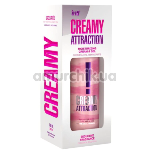 Крем-гель для массажа Intt Creamy Attraction Seductive Fragrance Blackberry - ежевика, 100 мл