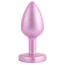 Анальная пробка с розовым кристаллом Matrix Mont Candy Pink Heart Gem Plug S, розовая - Фото №5