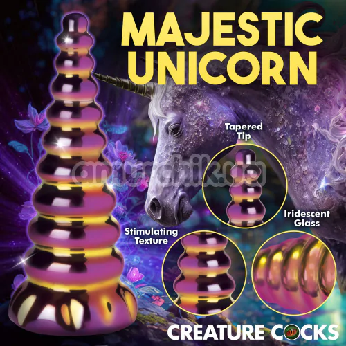 Фаллоимитатор Creature Cocks Twilight, розово-желтый