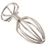 Анальна пробка Anos Finest Butt Wear Metal Cage Butt Plug 3.8 см, срібна - Фото №4