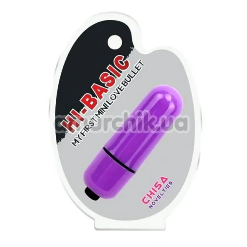 Клиторальный вибратор My First Mini Love Bullet Purple, фиолетовый