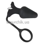 Анальна пробка c вібрацією і ерекційне кільце Rebel Vibrating Plug & Cock Ring - Фото №1
