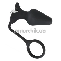 Анальна пробка c вібрацією і ерекційне кільце Rebel Vibrating Plug & Cock Ring - Фото №1