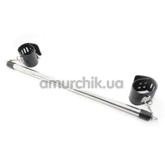 Фиксаторы для ног DS Fetish Metal Ankle Spreader Bar, черные - Фото №1