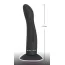 Анальна пробка Black Velvets Plug Silicone 3.6, чорна - Фото №6