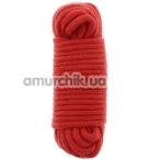 Веревка BondX Bondage Love Rope 10 м, красная - Фото №1
