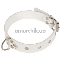 Ошейник Dominant Collar, белый - Фото №1