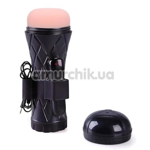 Мастурбатор з вібрацією Men Powerup Passion Cup Pocket Pussy Anal, тілесний - Фото №1