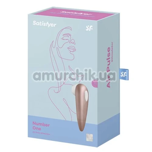 Симулятор орального секса для женщин Satisfyer Number One, золотой