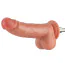 Фалоімітатор-насадка Hismith Dual-Density Dildo With Veins 8.25, тілесний - Фото №10