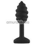 Анальная пробка Anal Play Swirl Anal Plug, черная - Фото №1