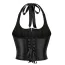 Корсет Star Night Crop Top Halter Neck Corset, чорний - Фото №8