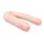 Двокінцевий фалоімітатор Easy Toys Duo Dildo 17 см, тілесний - Фото №2